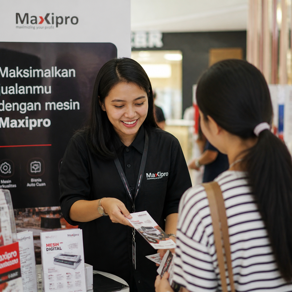 Hasil cetak brosur berkualitas premium oleh Jagocetak Surabaya