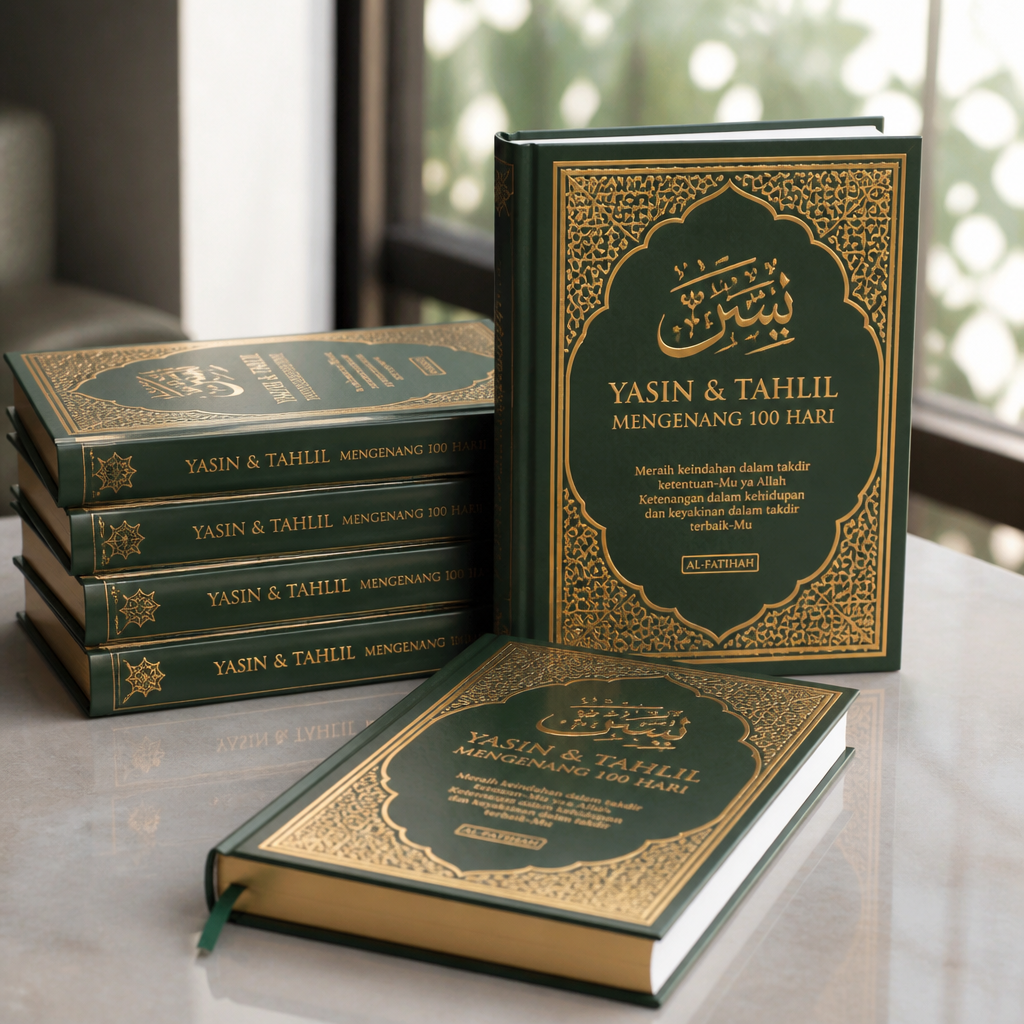 Hasil cetak buku yasin berkualitas premium oleh Jagocetak Surabaya