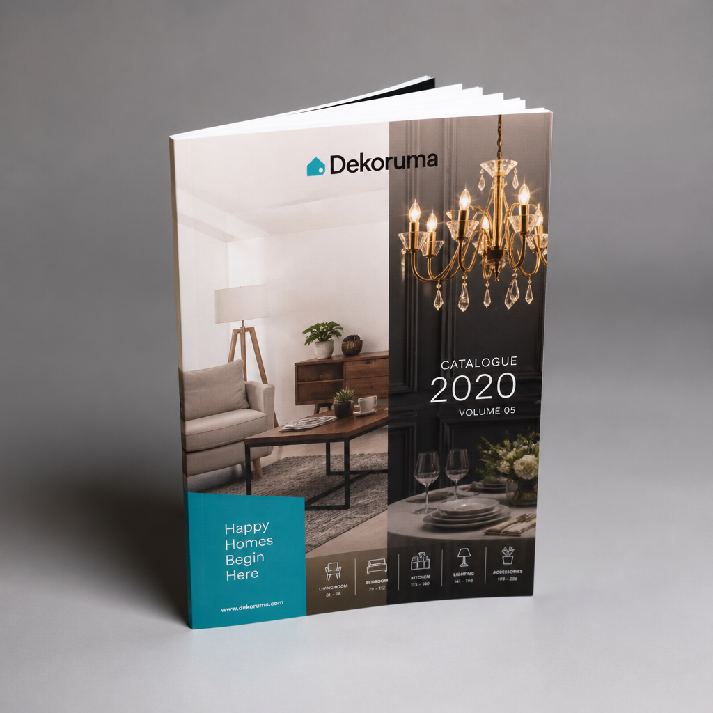 Hasil cetak katalog produk berkualitas premium oleh Jagocetak Surabaya