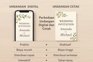 Perbedaan undangan digital dan cetak