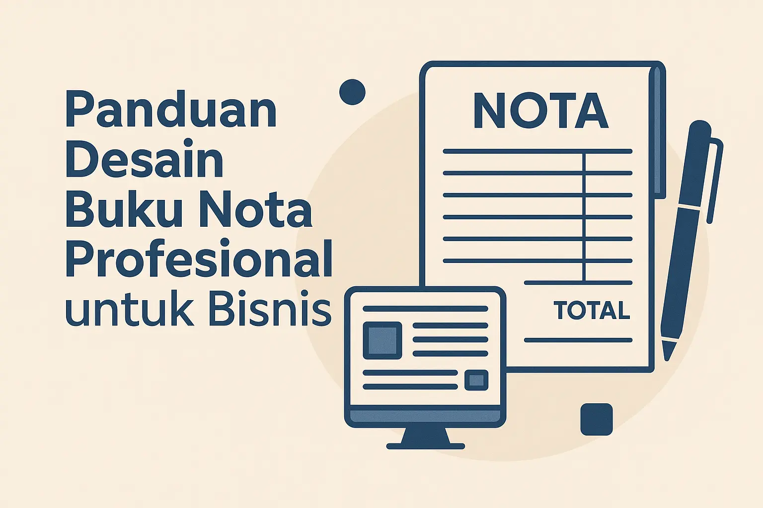 Panduan Desain Buku Nota Profesional untuk Bisnis