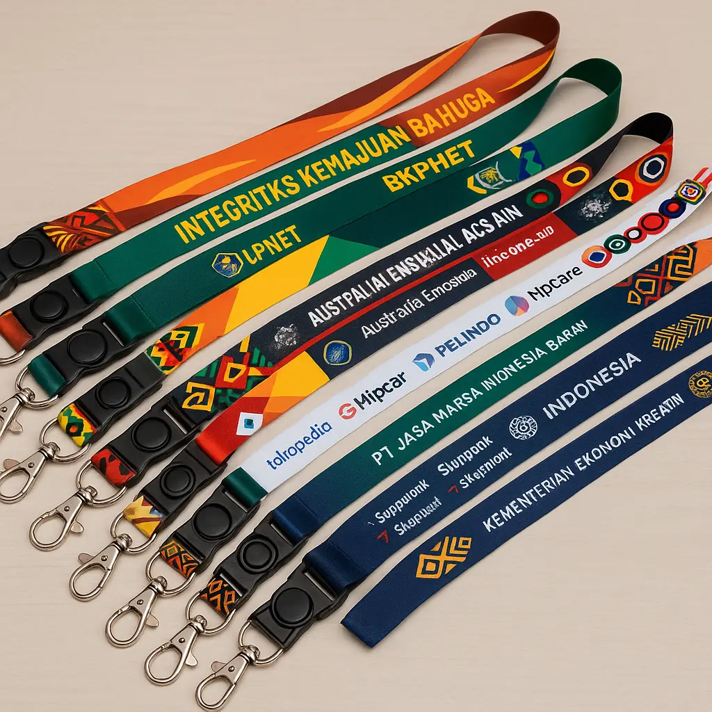 Jenis-Jenis Bahan Lanyard dan Kelebihannya